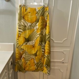 Silk Wrap Skirt Vintage Tommy Bahama